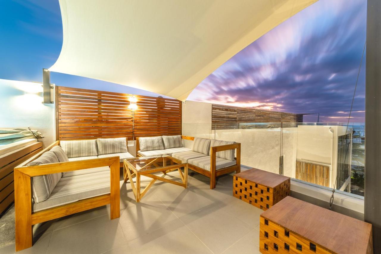 One Bay Residence Unit 15 - Penthouse With Private Roof Top, Jacuzzi And Sea View Grand Baie Exterior foto